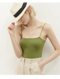 Women's Modal Vest Outwardly Wear a Slotted Neck INS Strap Underneath  Inside a cami T-shirt top