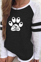 Women's Dog Mom Print Sweater