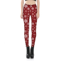 New snowflake printing multicolor geometric pattern sexy bottoms pant