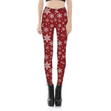 New snowflake printing multicolor geometric pattern sexy bottoms pant