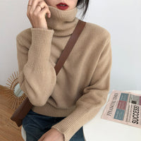 Pile up turtleneck  women's sweater top