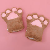 Hand made plush cat paw gloves Cute new cosplay show