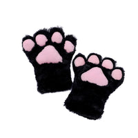 Hand made plush cat paw gloves Cute new cosplay show