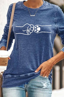 Women's  Fist and Dog's Paw Cozy Top