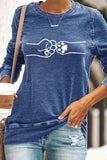 Women's  Fist and Dog's Paw Cozy Top