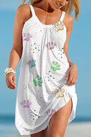 Women's Paw Print Beach Dress